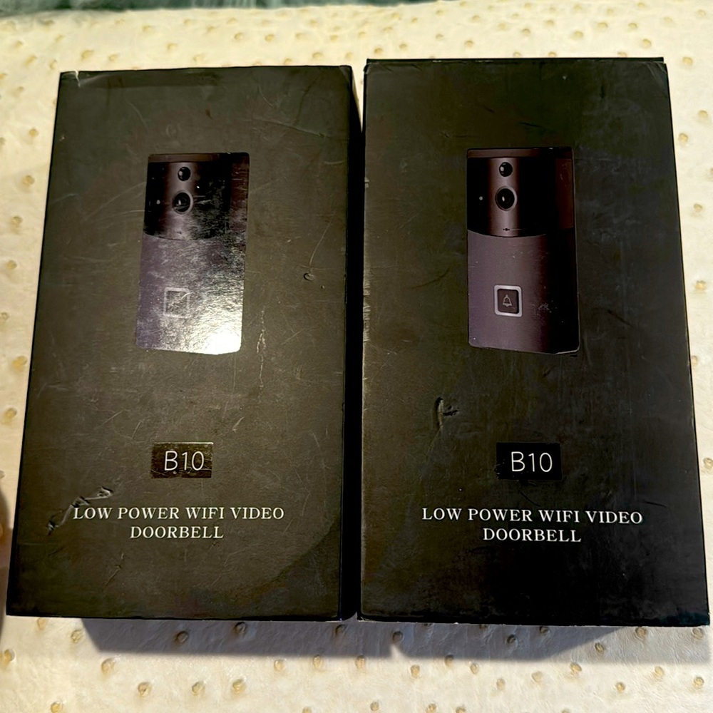 2 Doorbell B10 low power WIFI VIDEO New!